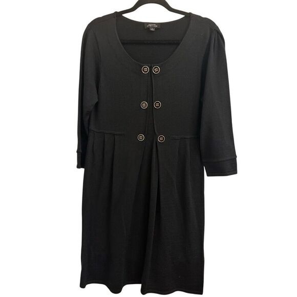 Tahari ASL sweater dress size L runs like M preppy, minimalist, regency - Picture 1 of 8